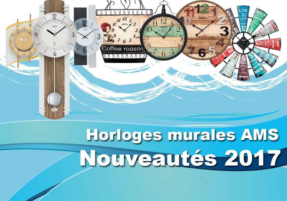 Horloges murales AMS Nouveautés 2017