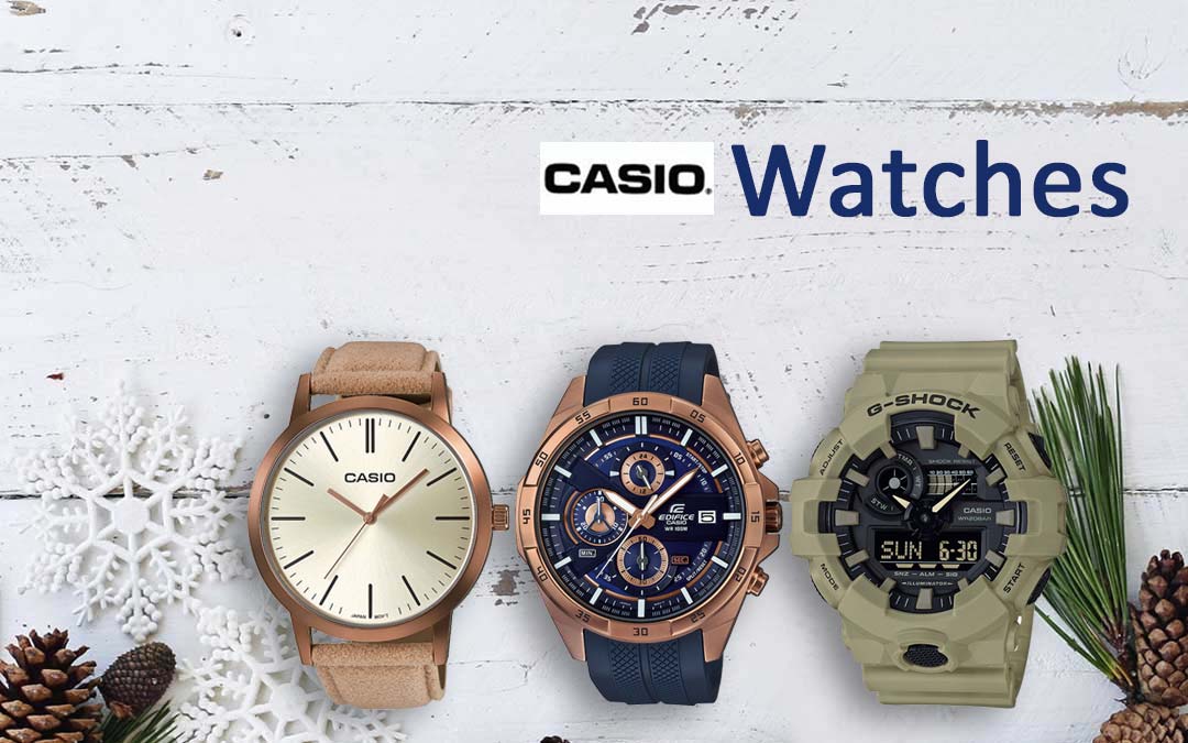 Offrir des montres Casio à Noël