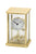 Horloge de sol dorée avec vitre en verre et cadran à chiffres arabes