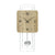 Horloge murale avec boîtier en bois Sonoma, chiffres romains et cadre en métal avec pendule