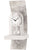 Horloge annuelle aspect argent antique avec cadran rond et mouvement à pendule