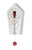 Horloge murale blanche style coucou avec pendule rouge et disque de poids rouge