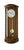 Horloge murale régulateur de couleur noyer avec cadran rond et poids à pendule