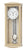 Horloge murale en bois de chêne clair avec cadran analogique et pendule
