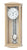 Horloge murale couleur chêne avec boîtier en bois, cadran rond et pendule
