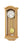 Horloge murale avec cadran régulateur dans un boîtier en bois, pendule visible