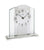 Horloge de table avec cadran rond, AMS, boîtier en aluminium et verre minéral, mouvement à quartz
