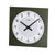 Horloge de table AMS avec cadran rond, aiguilles noires et chiffres arabes