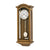 Horloge murale en bois avec cadran blanc et pendule