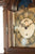 Pendule avec cadran fermé, chiffres romains, cadre et mécanisme ornés d'or