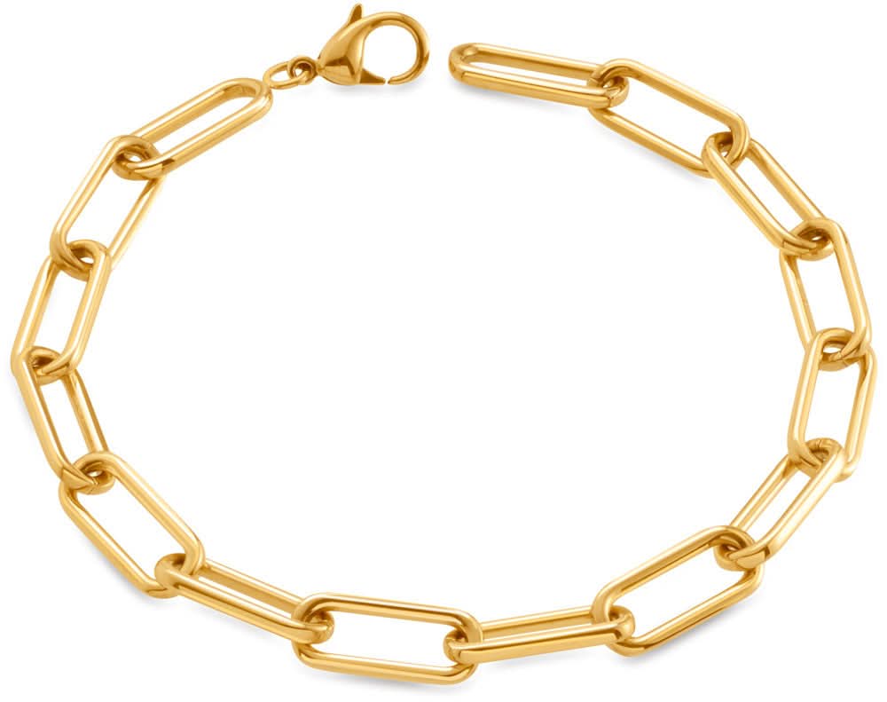 Bracelet titane pur plaqué or - Boccia Jewelry Modèle : 03045-02