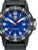 Luminox Herrenarmbanduhr: blaues Zifferblatt, schwarzes Silikonarmband, Leuchtmarkierungen