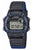 Casio W-220HF-2AVEF Digitaluhr mit blauem Armband, beleuchtetem Display und Chrono/Alarm