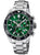 Festina Herren-Chronograph: grünes Zifferblatt, Stahlband, Saphirglas