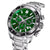 Festina Herren-Chronograph: grünes Zifferblatt, Subdials, Stahlgehäuse