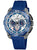 Festina Herren-Chronograph mit blauem Zifferblatt, Edelstahlgehäuse und Silikonband