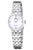 Damenarmbanduhr Festina mit silbernem Edelstahlband, rundem Perlmuttzifferblatt, Quarz