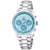 Festina Boyfriend Chronograph Armbanduhr mit azurblauem Zifferblatt und Edelstahlband