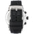 Herren-Chronograph Festina mit perforiertem schwarzem Kautschukarmband, Gehäuse mit Schriftzug