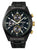 Schwarze Seiko Prospex Speedtimer Herrenarmbanduhr mit Chronographen-Zifferblatt und Metallarmband