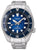Seiko Prospex Herren-Automatik-Taucheruhr: blaues Zifferblatt, Stahlband, 200 m