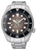 Seiko Prospex Sea Herren-Automatik-Taucheruhr mit Metallarmband, schwarzem Zifferblatt