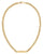 Goldfarbene Herrenkette mit Gliederkette und HILFIGER-Schmuckplättchen am Verschluss