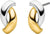 Boucles d'oreilles en titane, bicolore, forme abstraite - Boccia Jewelry Modèle : 05103-02