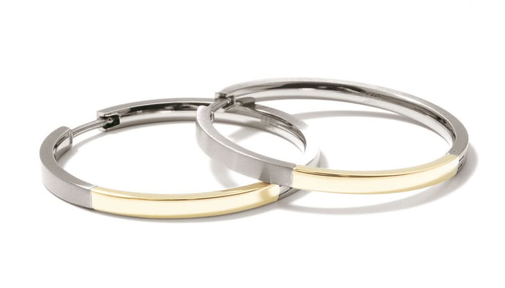 Boucles d'oreilles plaquées or - Boccia Jewelry Modèle : 0516-02