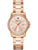 Damenarmbanduhr Swiss Military Hanowa mit roségoldfarbenem Edelstahlband, Zifferblatt weiß, Datum 28