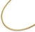 Vergoldete Halskette mit Box-Gliederkette, Titan, fester Kettengliederlook