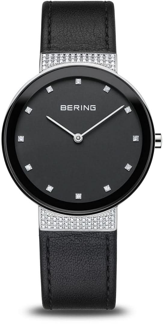 Bering Classic 10135-4025 Montre Femme • Verre saphir résistant aux rayures • Bracelet milanais fin