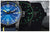 Montres bracelet pour hommes Traser P68 Pathfinder avec cadran bleu et vert
