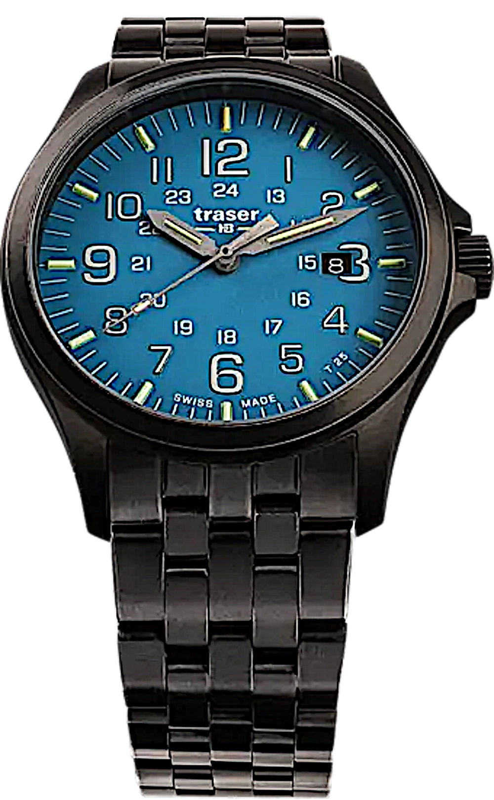 Montre pour homme Traser P67 Officer Pro 108740 • trigalight H3 • Verre saphir