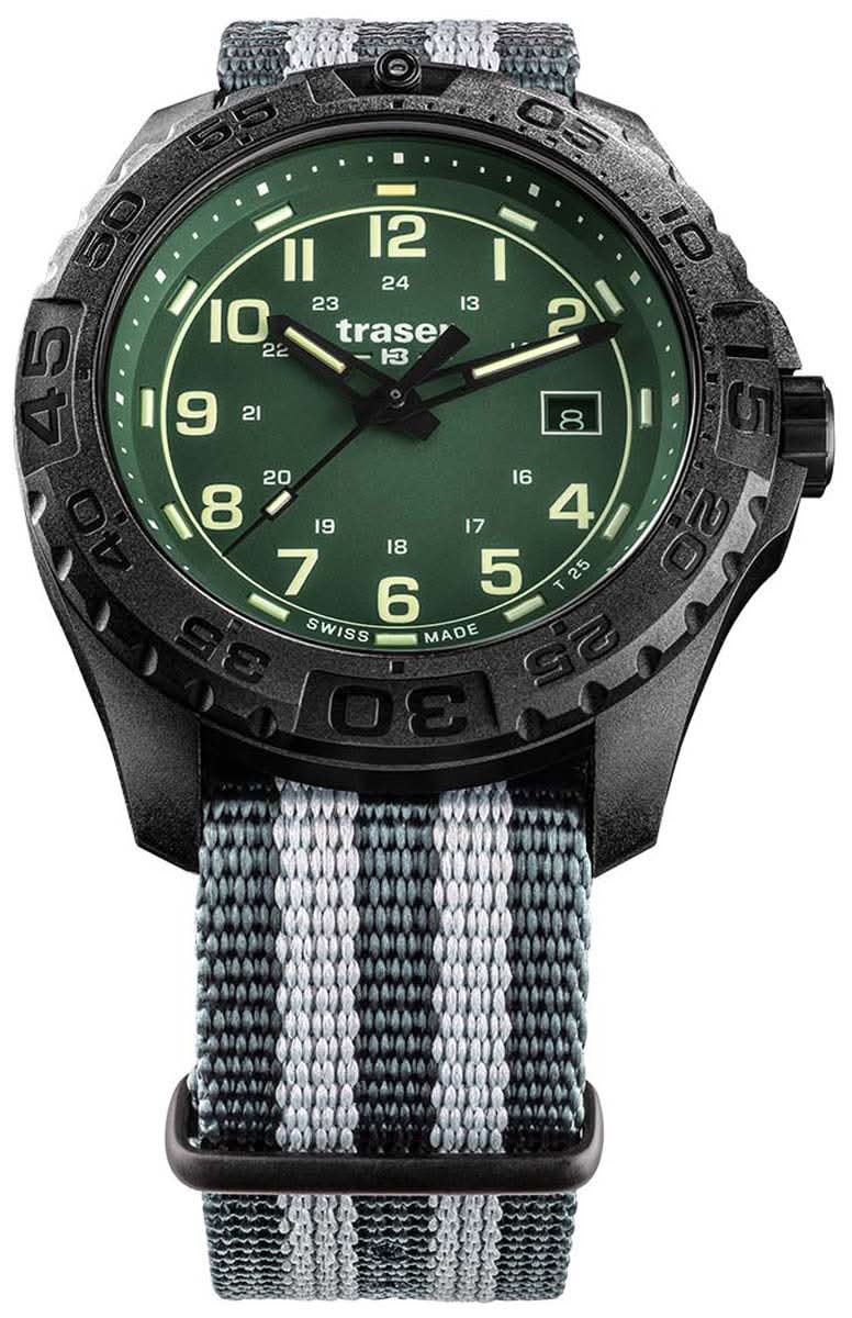 Montre Traser P96 Outdoor Pioneer 109039 pour homme • Trigalight H3 • Verre saphir