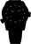 Montre Traser P68 Pathfinder, cadran noir avec index luminescents verts, bracelet en métal