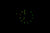 Montre pour homme : cadran sombre avec points index lumineux