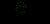 Indexs de montre lumineux verts sur cadran noir.