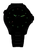 Montre de plongée pour homme avec cadran noir, index et aiguilles luminescents verts