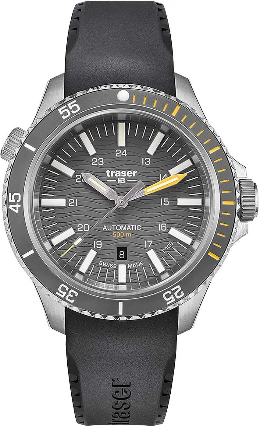 Montre automatique Traser P67 Diver 110330 pour homme • Tritium H3 Trigalight • Swiss Made