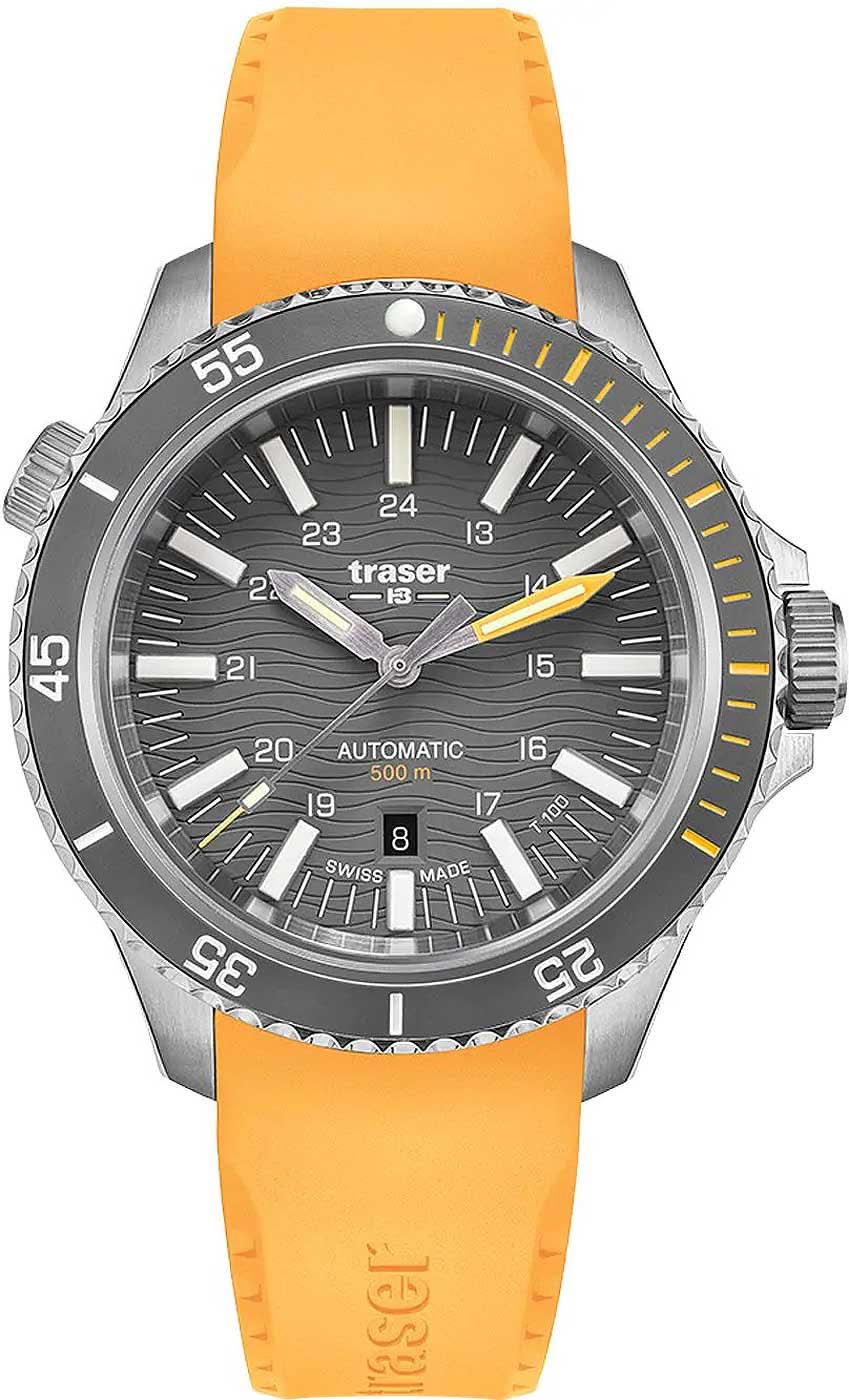 Montre automatique Traser P67 Diver 110331 • Technologie lumineuse Trigalight • Swiss Made