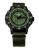 Montre tactique Traser P99 Q avec bracelet textile vert et chiffres luminescents sur le cadran