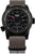 Montre pour homme Traser P68 Pathfinder avec cadran noir, bracelet en tissu gris