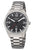 Herrenarmbanduhr Regent F-1604 aus Titan mit schwarzem Zifferblatt und Datumsanzeige