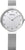 Damenuhr mit silbernem Milanaise-Armband und rundem Zifferblatt, Bering-Logo
