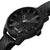 Herrenuhr mit schwarzem Zifferblatt Batman×Police und Carbon-Optik Armband