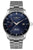 Zeppelin Atlantic Herrenuhr mit blauem Zifferblatt, Automatik und Metallarmband