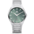 Danish Design Herrenuhr mit salbeigrünem Zifferblatt, Datumsfenster und Metallarmband