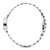 Damenarmbanduhr von der Seite: ovales Edelstahlgehäuse mit silbernem Gliederarmband