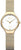 Bering Classic 13326-334 Montre Femme • Verre saphir résistant aux rayures • Bracelet milanais fin